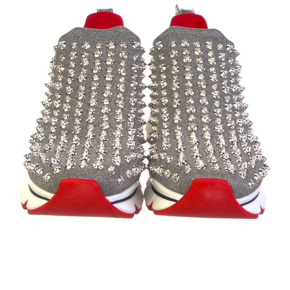 **SOLD**Christian Louboutin Donna Low Top Spiked Sneakers